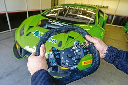 Lamborghini Huracán GT3, Lenkrad