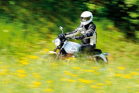 Motorrad, Seitenansicht Motorrad, Seitenansicht