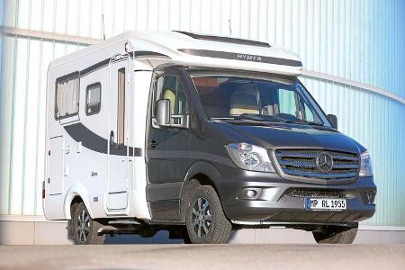 Der Hymer Van S steht auf der Basis des Mercedes Sprinter. Der Hymer Van S steht auf der Basis des Mercedes Sprinter.