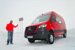 Mercedes Sprinter 4x4 Fahrtest