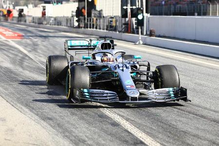 Lewis Hamilton - Mercedes - Barcelona - F1-Test - 28. Februar 2019
