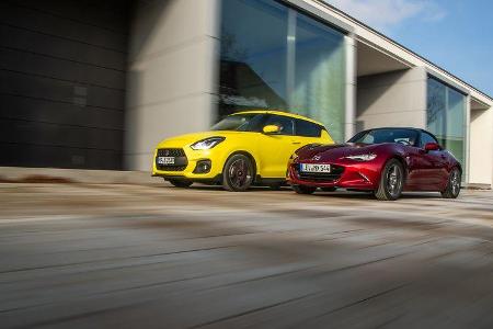 Suzuki Swift Sport - Kleinwagen - Mazda MX-5 Skyactiv-G 131 - Roadster