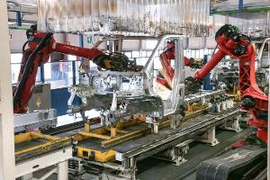 Besuch im Fiat-Werk in Italien