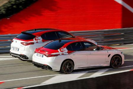 Alfa Romeo Giulia und Alfa Romeo Stelvio Sondermodell Alfa Romeo Racing Alfa Romeo Giulia und Alfa Romeo Stelvio Sondermodell Alfa Romeo Racing