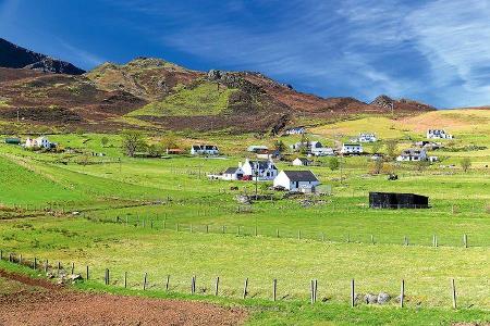 Landschaft an der Nordwestküste in Schottland
