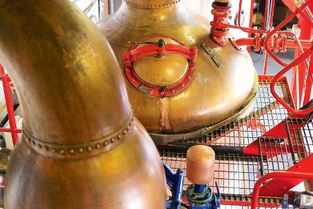 Edradour Distillery Single-Malt-Whisky-Brennerei in Schottland