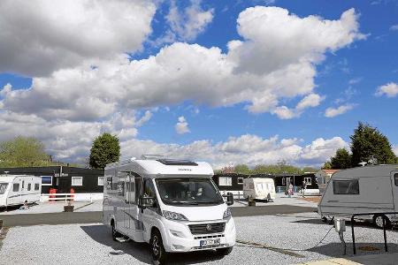 Günstig gelegener Campingplatz für Stadtbesuche in Glasgow