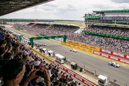 Startaufstellung - 24h-Rennen Le Mans 2018 - Samstag - 16.6.2018