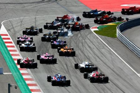 Start - Formel 1 - GP Österreich - 1. Juli 2018