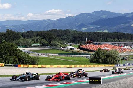 Start - Formel 1 - GP Österreich - 1. Juli 2018