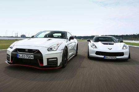 Nissan GT-R Nismo - Chevrolet Corvette Z06 - Sportwagen