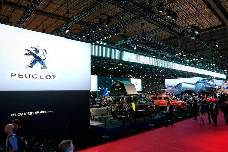 Peugeot: Messestand Pariser Autosalon 2018