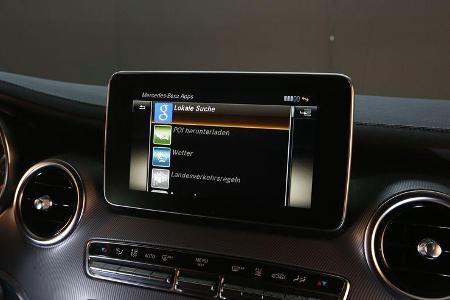 Mercedes V 250 Bluetec, Bildschirm, Infotainment