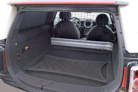 Mini Cooper D Clubvan, Kofferraum, Ladefläche
