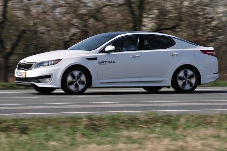 Kia Optima Hybrid Seitenansicht Kia Optima Hybrid Seitenansicht