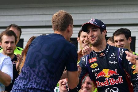 Vettel & Ricciardo - GP Ungarn 2014
