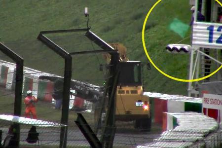GP Japan 2014 - Unfall Bianchi GP Japan 2014 - Unfall Bianchi
