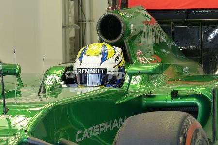 Marcus Ericsson - Caterham - Formel 1 - Test - Bahrain - 1. März 2014