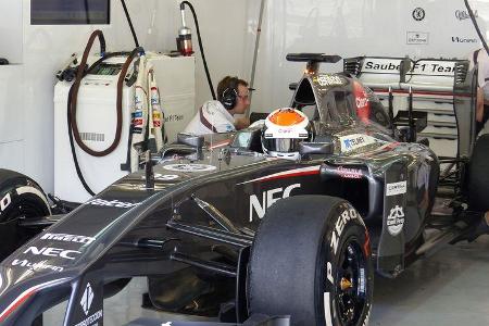 Adrian Sutil - Sauber - Formel 1 - Test - Bahrain - 1. März 2014