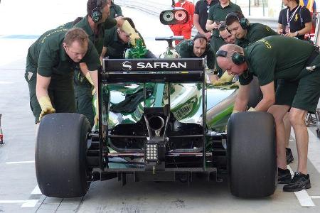 Marcus Ericsson - Caterham - Formel 1 - Test - Bahrain - 1. März 2014