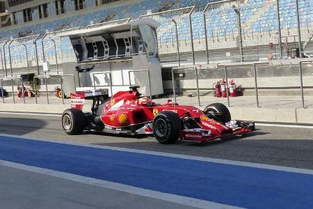 Kimi Räikkönen - Ferrari - Formel 1 - Test - Bahrain - 1. März 2014