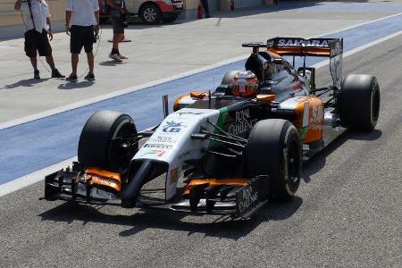Nico Hülkenberg - Force India - Formel 1 - Bahrain - Test - 1. März 2014