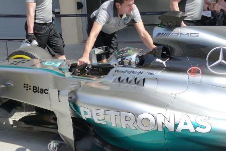 Nico Rosberg - Mercedes - Formel 1 - Bahrain - Test - 1. März 2014
