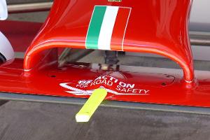 Ferrari mit neuen Teilen in Austin