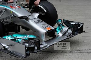 Mercedes mit neuer Nase