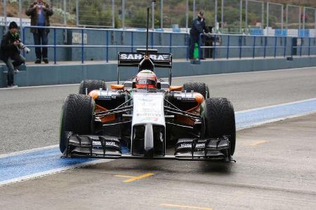 Force India - Nase - Formel 1 - Jerez-Test - 2014