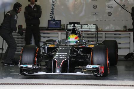 Esteban Gutierrez - Sauber - Formel 1 - Jerez-Test - 28. Januar 2014