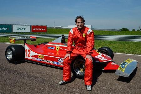 Jacques Villeneuve Ferrari 312 T4 Fiorano 2012