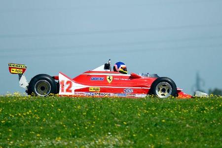 Jacques Villeneuve Ferrari 312 T4 Fiorano 2012