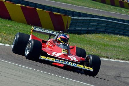 Jacques Villeneuve Ferrari 312 T4 Fiorano 2012