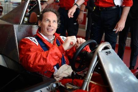 Jacques Villeneuve Ferrari 312 T4 Fiorano 2012