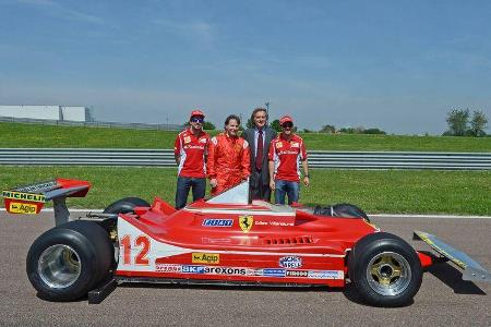 Jacques Villeneuve Ferrari 312 T4 Fiorano 2012