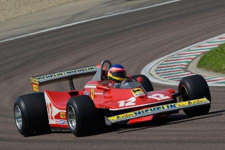Jacques Villeneuve Ferrari 312 T4 Fiorano 2012