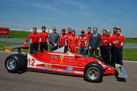Jacques Villeneuve Ferrari 312 T4 Fiorano 2012