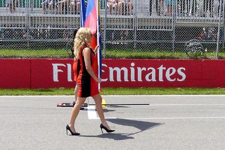 Grid Girls - GP Kanada 2014
