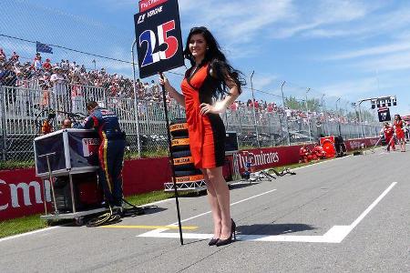 Grid Girls - GP Kanada 2014