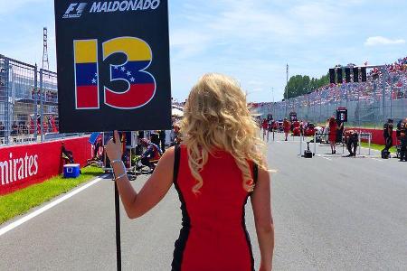 Grid Girls - GP Kanada 2014
