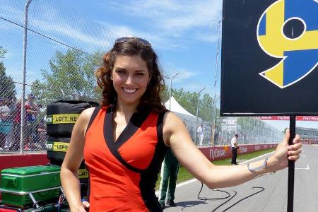 Grid Girls - GP Kanada 2014
