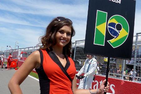 Grid Girls - GP Kanada 2014