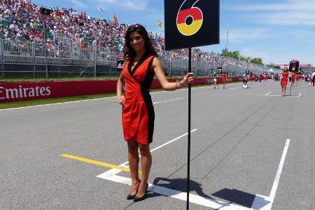 Grid Girls - GP Kanada 2014