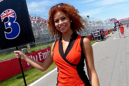 Grid Girls - GP Kanada 2014