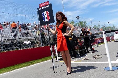 Grid Girls - GP Kanada 2014
