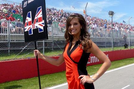 Grid Girls - GP Kanada 2014
