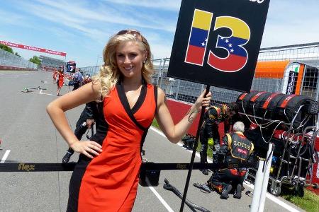 Grid Girls - GP Kanada 2014