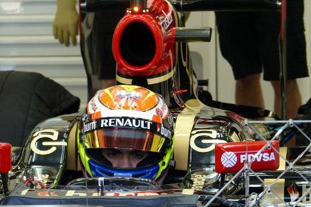 Pastor Maldonado - Lotus - Formel 1 - Test - Bahrain - 21. Februar 2014