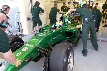 Marcus Ericsson - Caterham - Formel 1 - Test - Bahrain - 21. Februar 2014